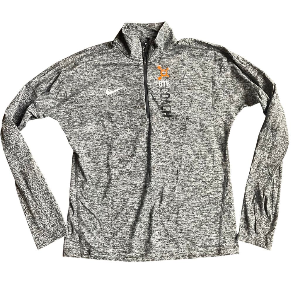 Orangetheory Coach Nike Pullover Zip Womens Small Gray